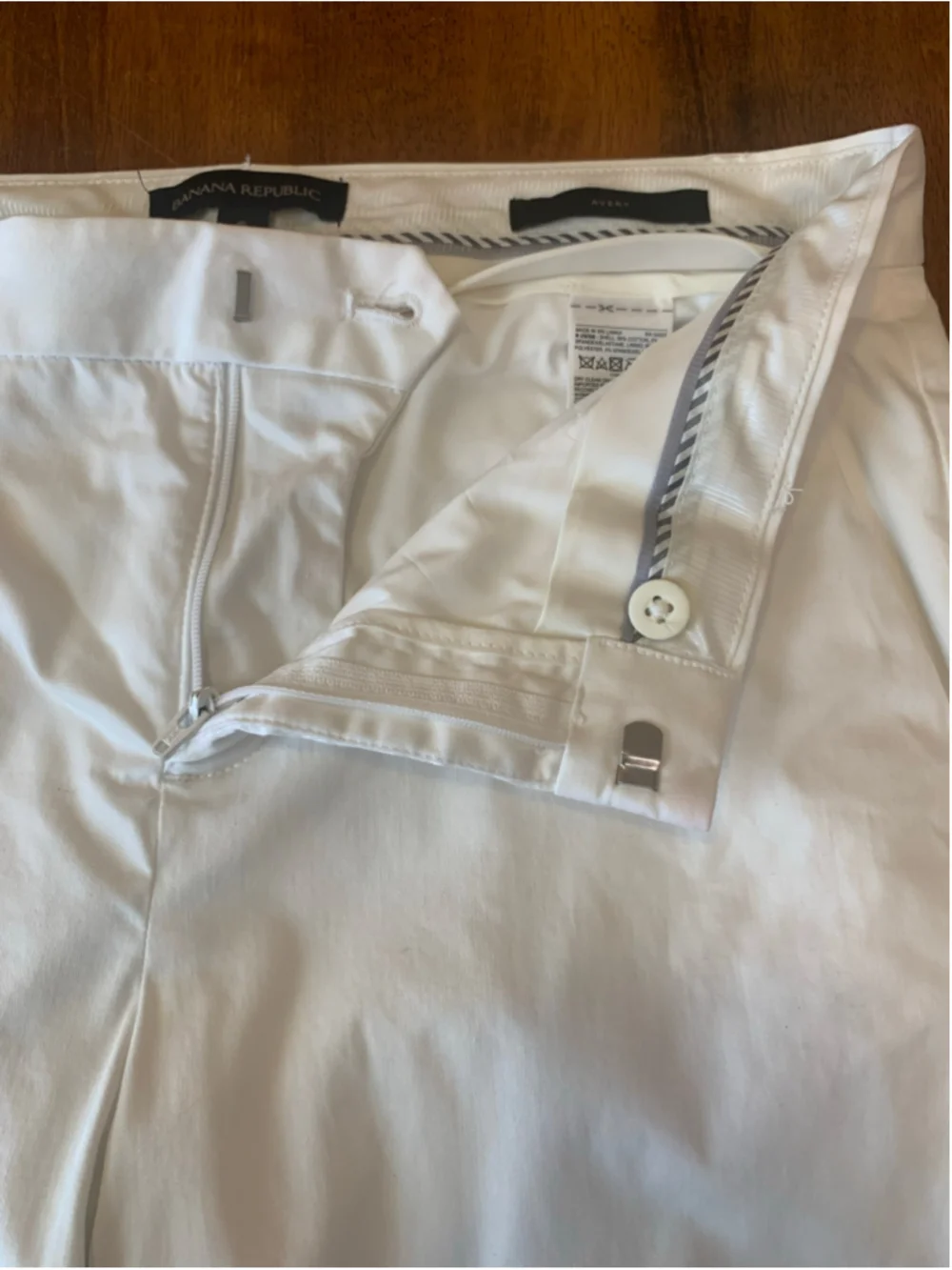 Banana Republic Avery Trousers White Size 6